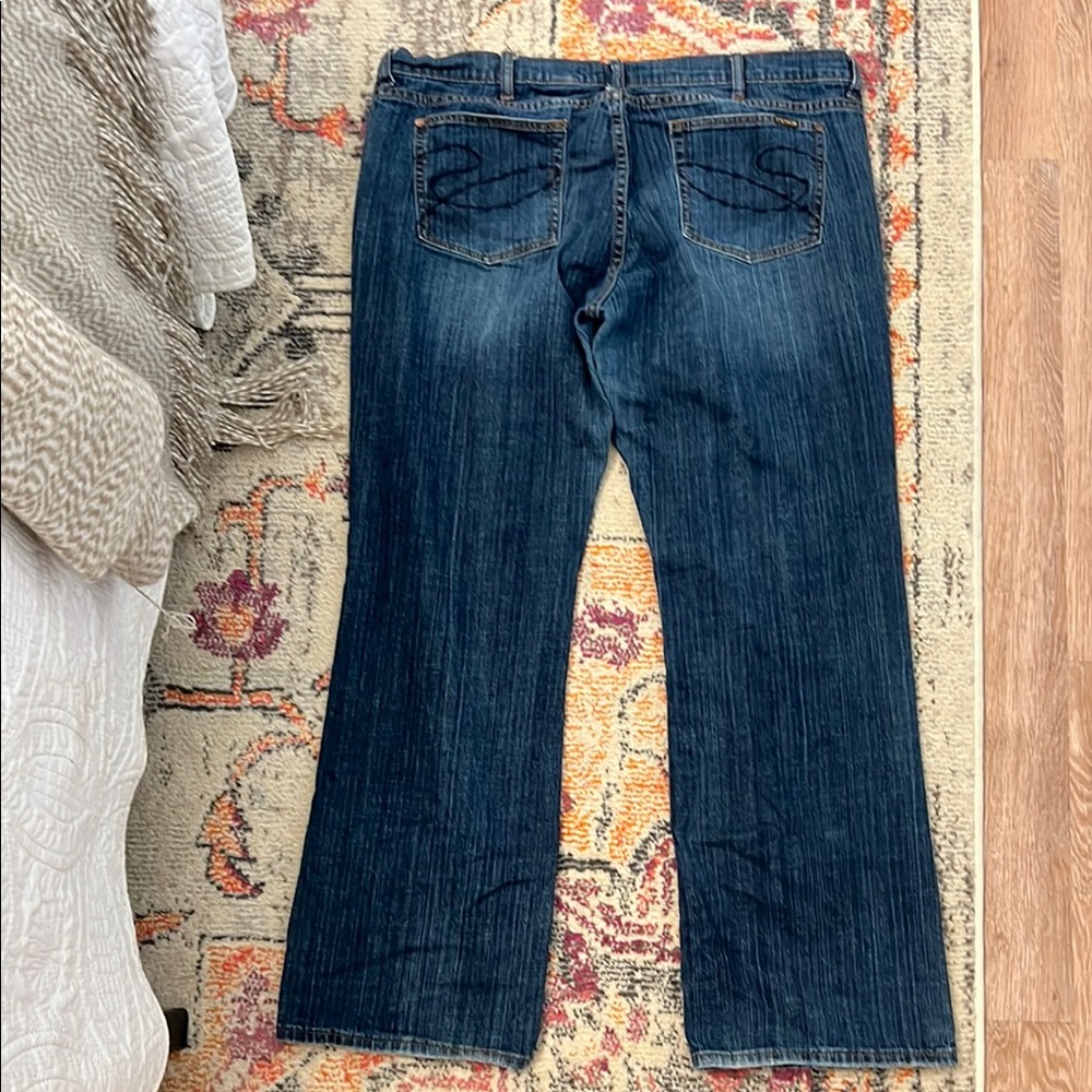 Stetson Blue Boot Cut Jeans Classic Denim